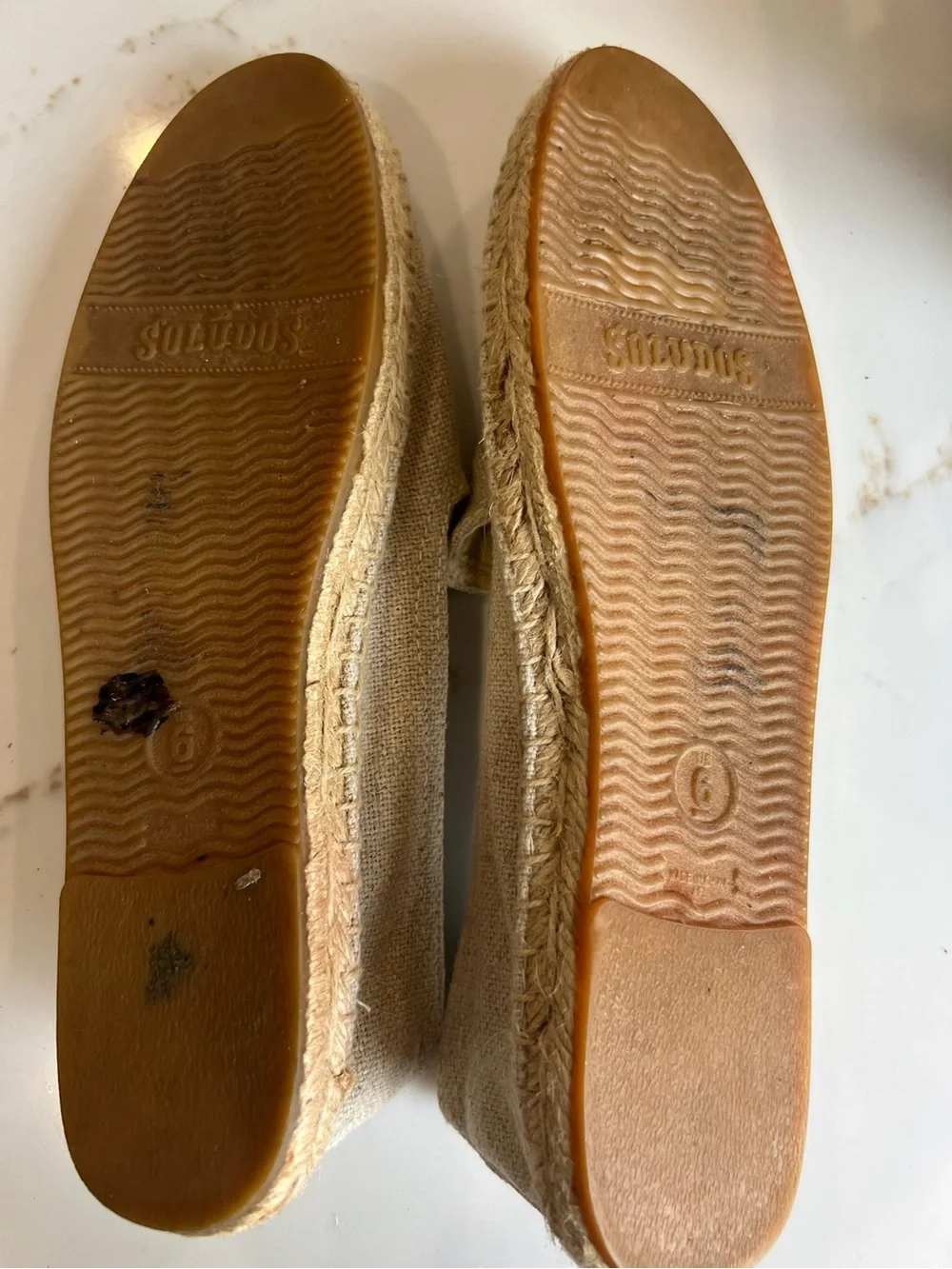 Soludos Beige Canvas Eye Embroidered Espadrille Slip-Ons